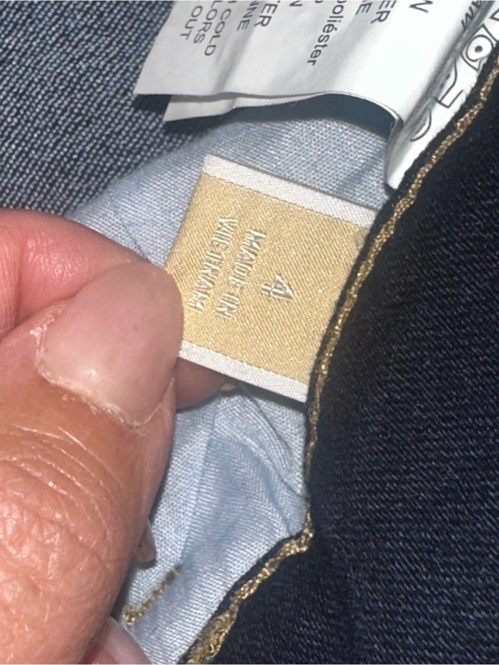 Michael Kors Black Flare Jeans with Contrast Stitching - Picture 3 of 6